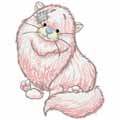 Paws machine embroidery design